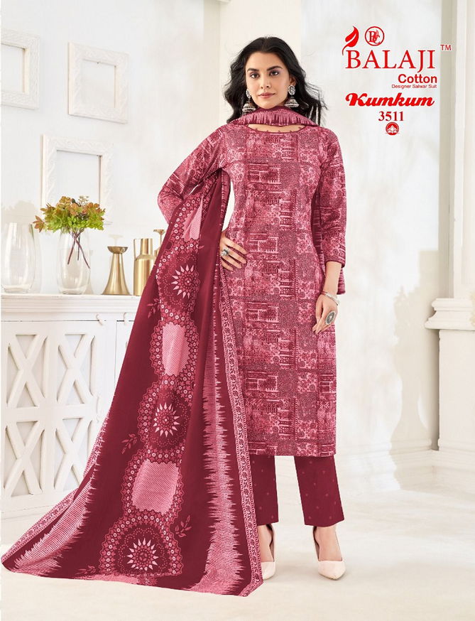 Kumkum Vol 35 By Balaji Pure Cotton Dress Material Wholesale Market In Surat
